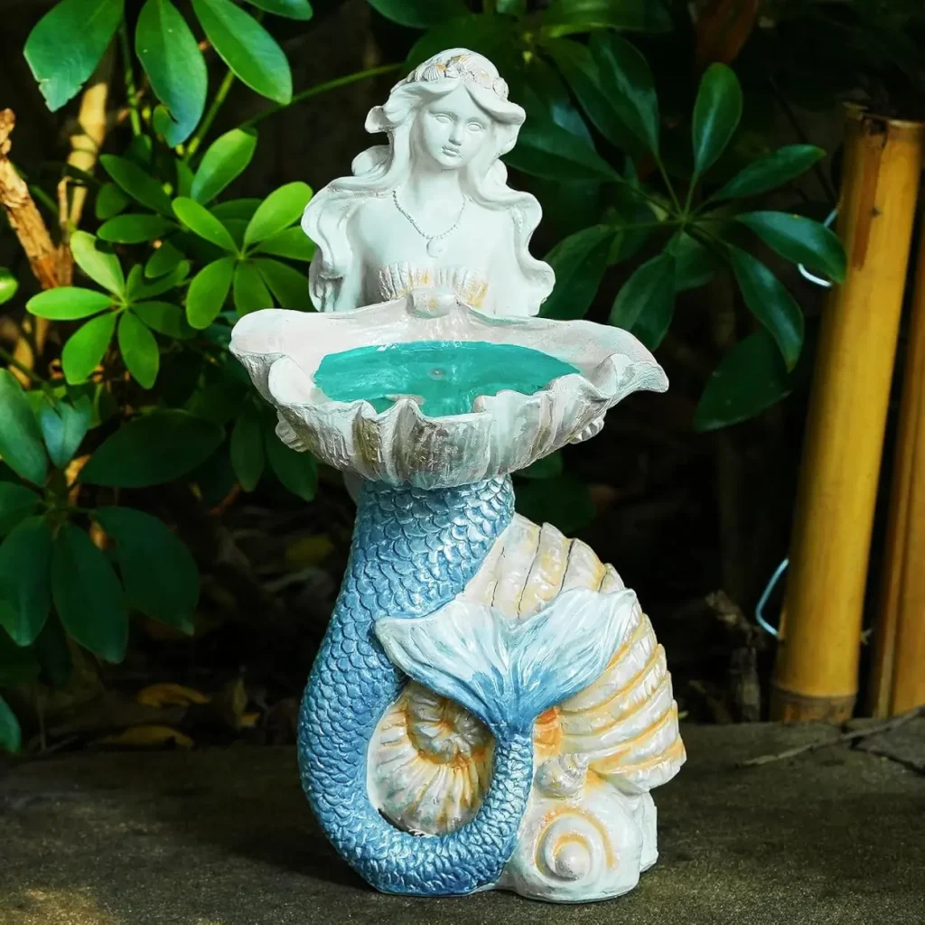Contemporary Sculptural Solar Fountain