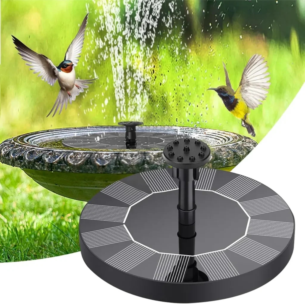 Solar Birdbath Fountain