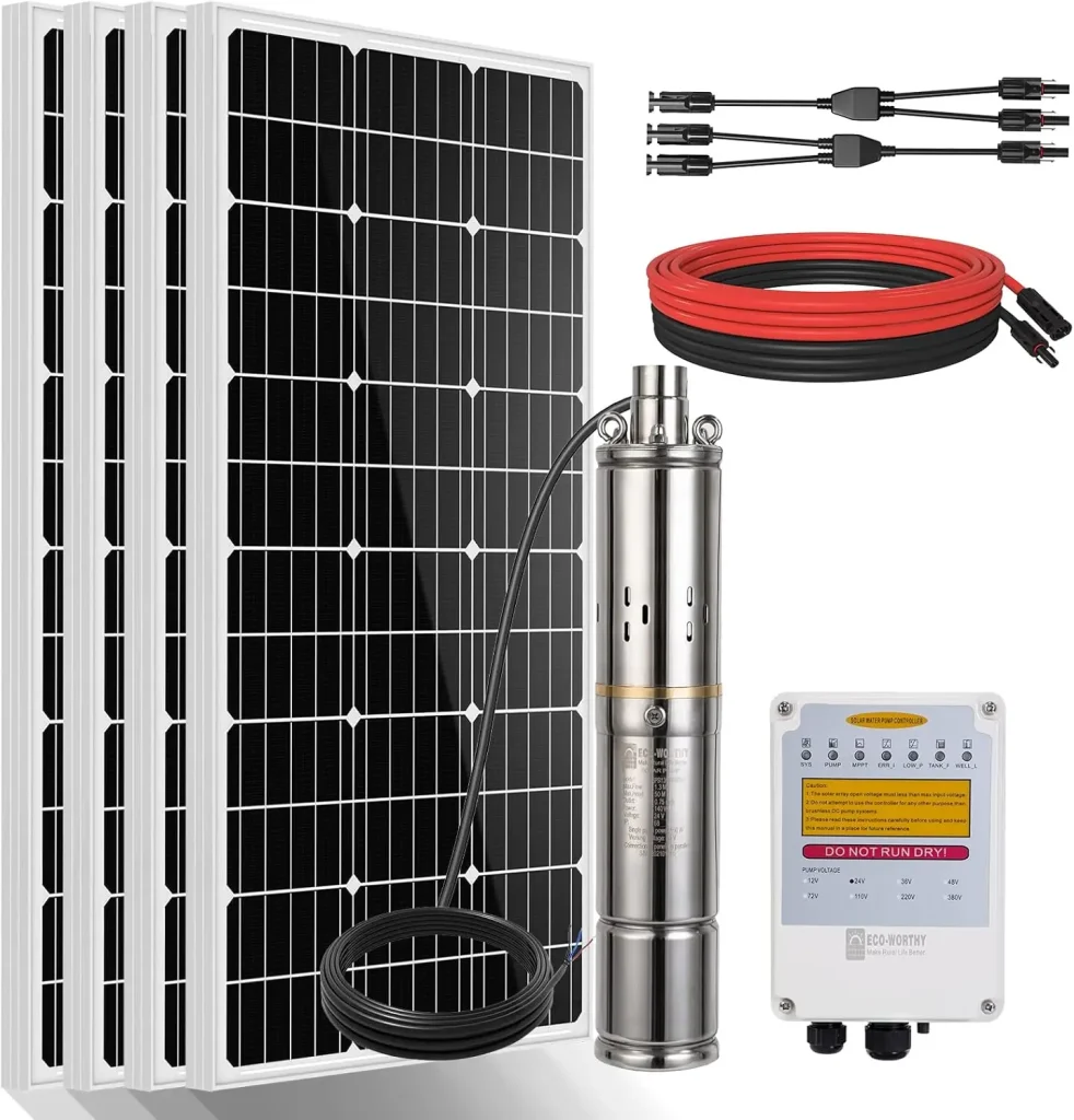 ECO-WORTHY 400W Solar Well Pump Kit