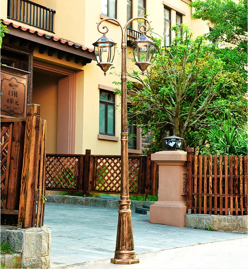 Solar powered post lights