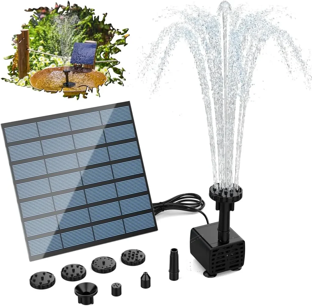 Solar Water Fountain Kit