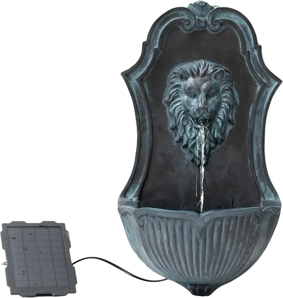 Wall Mounted Solar Fountain